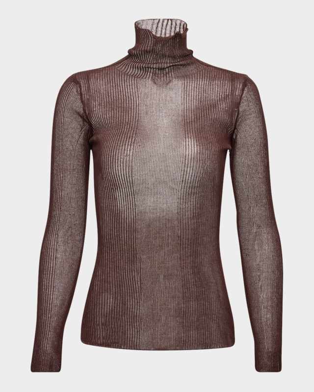 Piper Ribbed Sheer Sweater