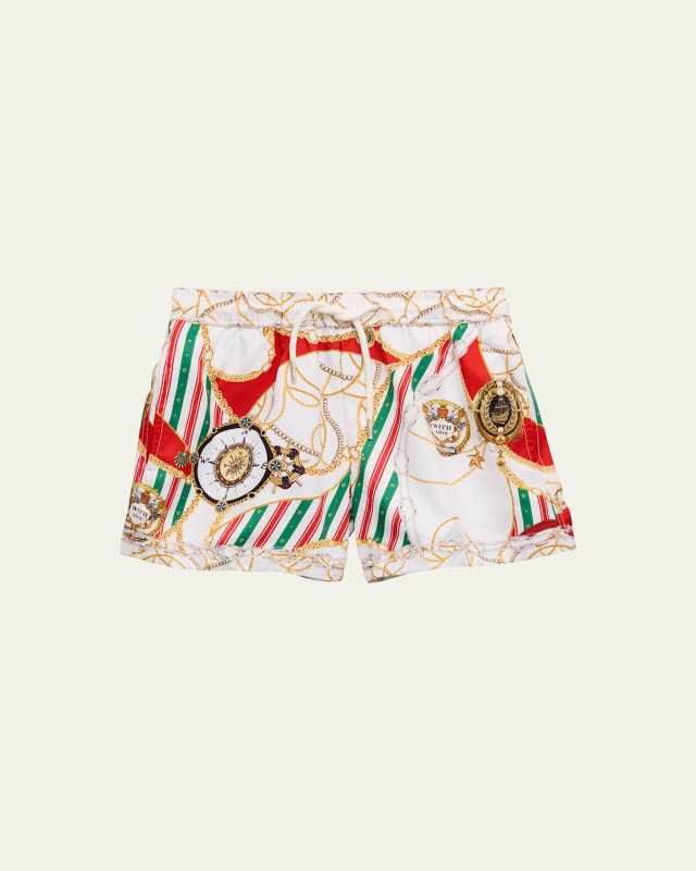 Boy's Printed Board Short, Size 4-