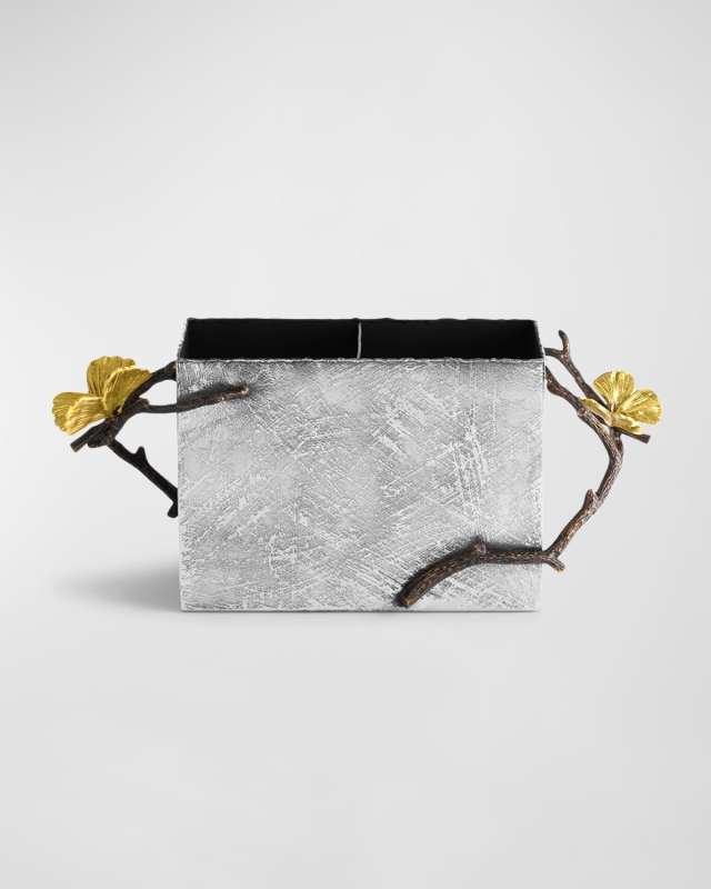 Butterfly Ginkgo Two-Compartment Cutlery Caddy