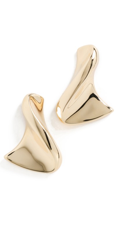 Jennifer Zeuner Jewelry Anine Earrings Yellow Gold