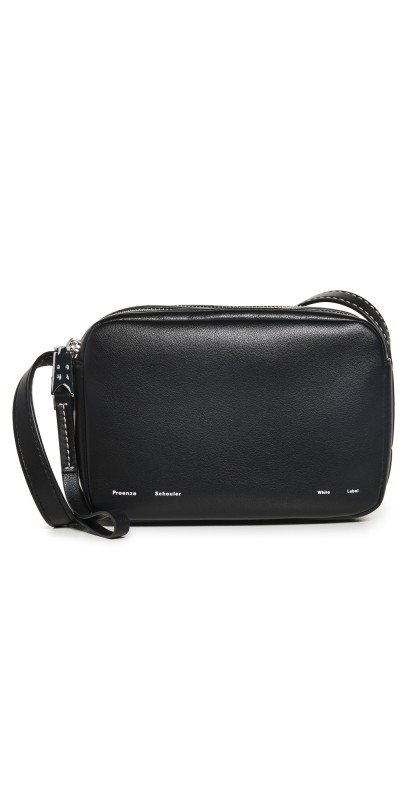 Proenza Schouler White Label Watts Leather Camera Bag Black