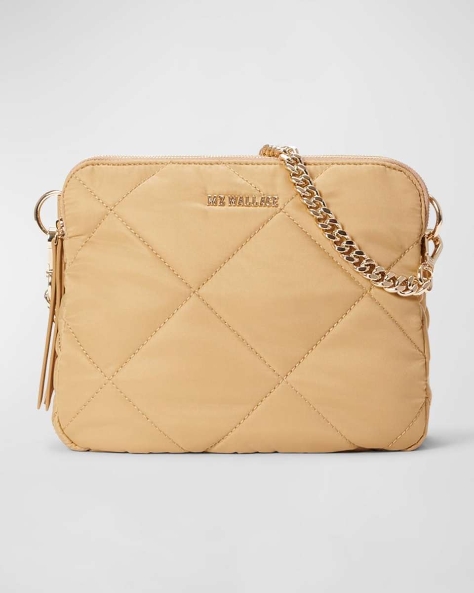Madison Quilted Nylon Crossbody Bag