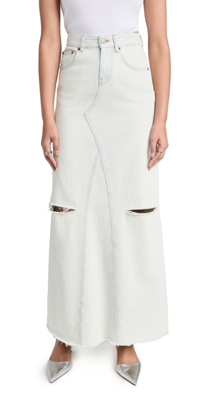 MM6 Maison Margiela Denim Skirt Light Blue