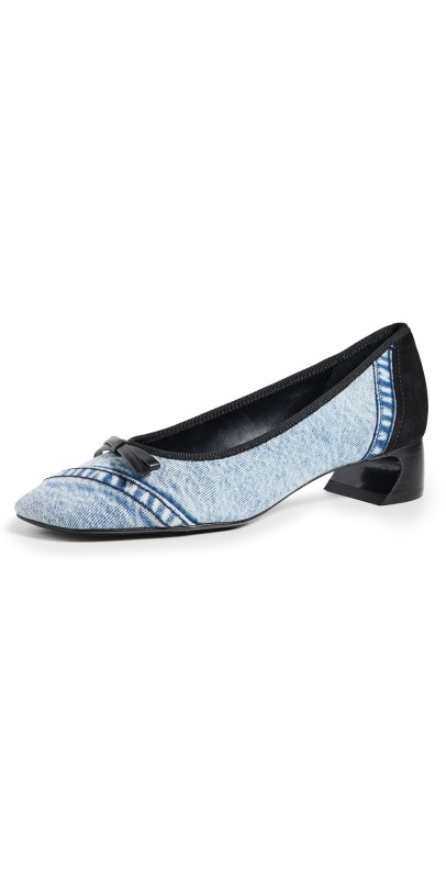 3.1 Phillip Lim 35mm Id Soft Ballerina Crescent Heels Blk-blue
