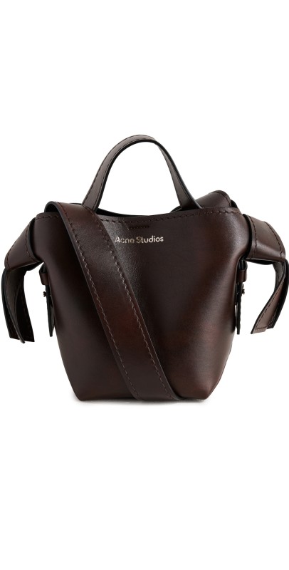 Acne Studios Misubi Mini Shoulder Bag Dark Brow
