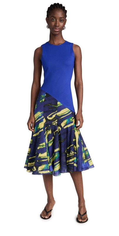 Louisa Ballou Day Dress Blue/Lapis