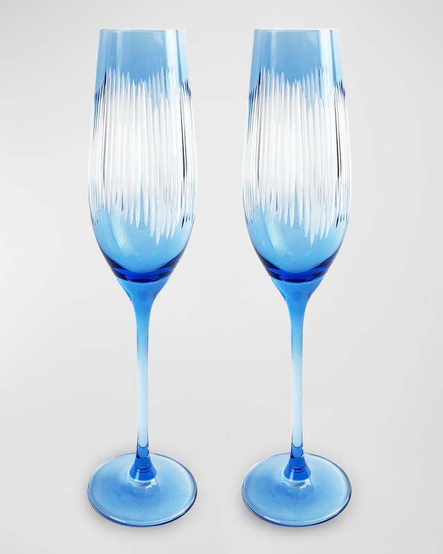 Berkshire Champagne Flutes, Set of 2