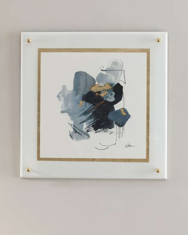 "Black, Gray, and Gold II" Print by Jackie Ellens