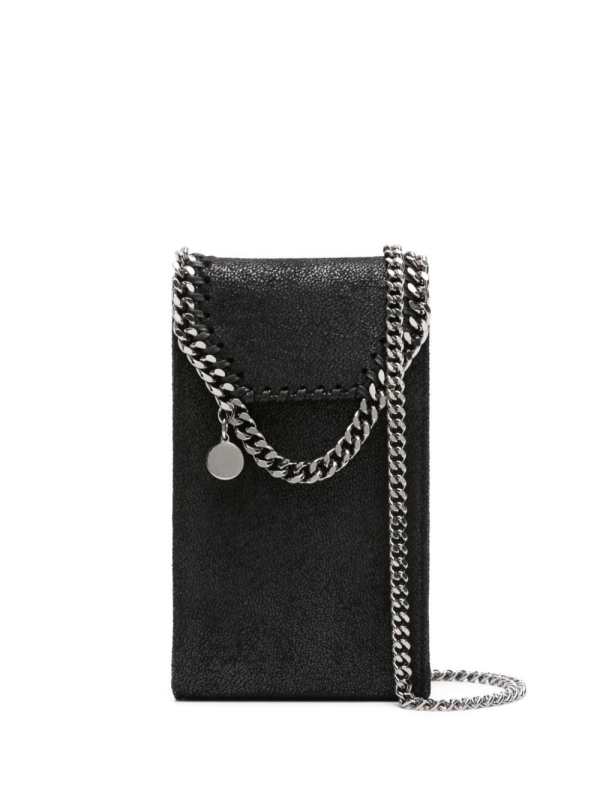 Falabella logo-charm crossbody bag