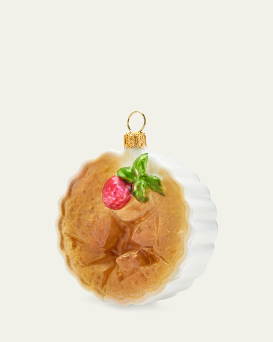 Creme Brulee Christmas Ornament