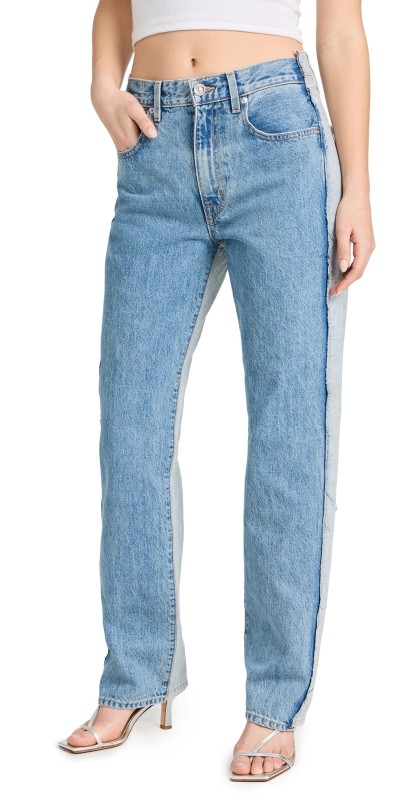 SLVRLAKE Re-Work London Panelled Reverse Jeans Sweet Reverse