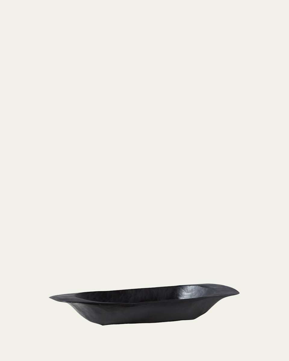 Large Black Dough Bowl, 30"