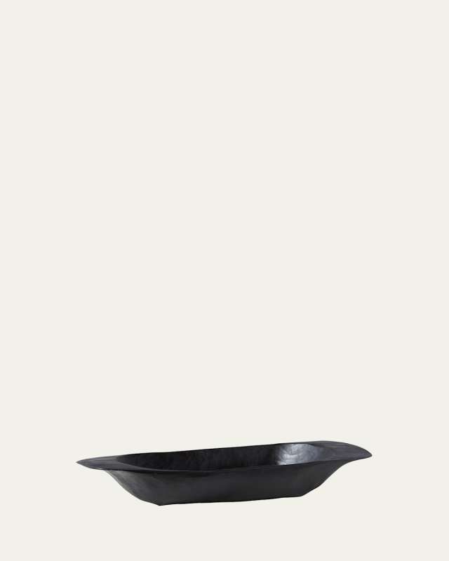 Large Black Dough Bowl, 30"