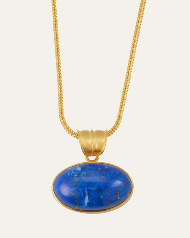 Lapis Oval Pendant