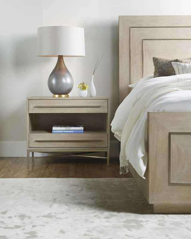 Cascade Two-Drawer Nightstand