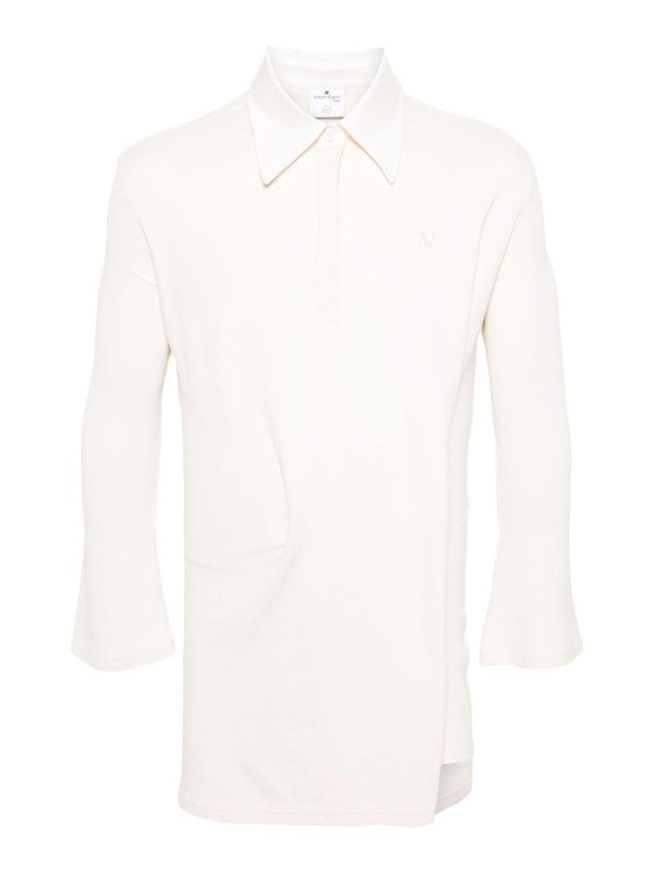 Courreges Robe Au Genou - Beige