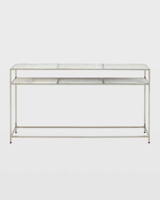 Cici Etched Marble Console