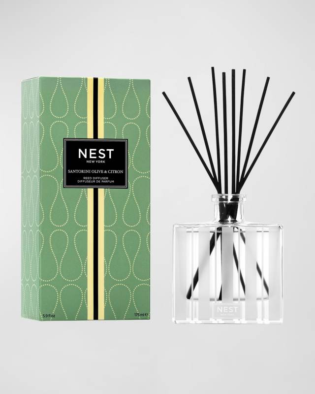 Santorini Olive and Citron Reed Diffuser, 5.9 oz.