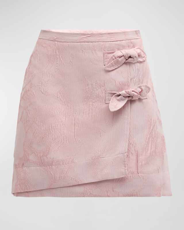Textured Cloqué Mini Skirt