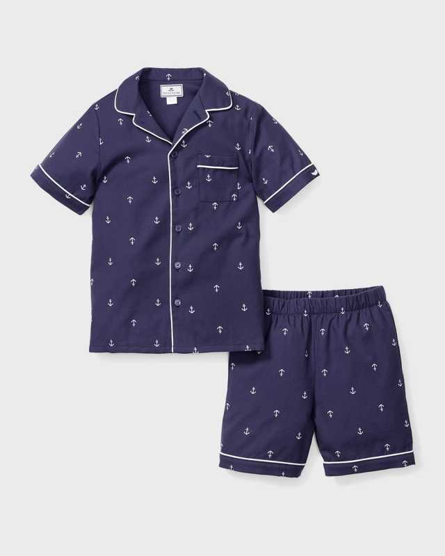 Kid's La Mer Classic Pajama Shorts Set, Size 6M-14