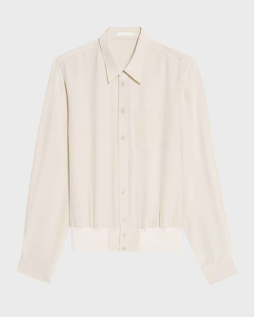 Silk Bomber Jacket