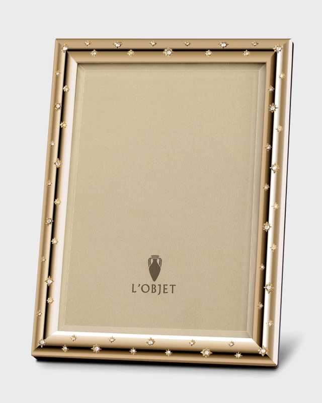 Stars Gold Picture Frame, 4" x 6"