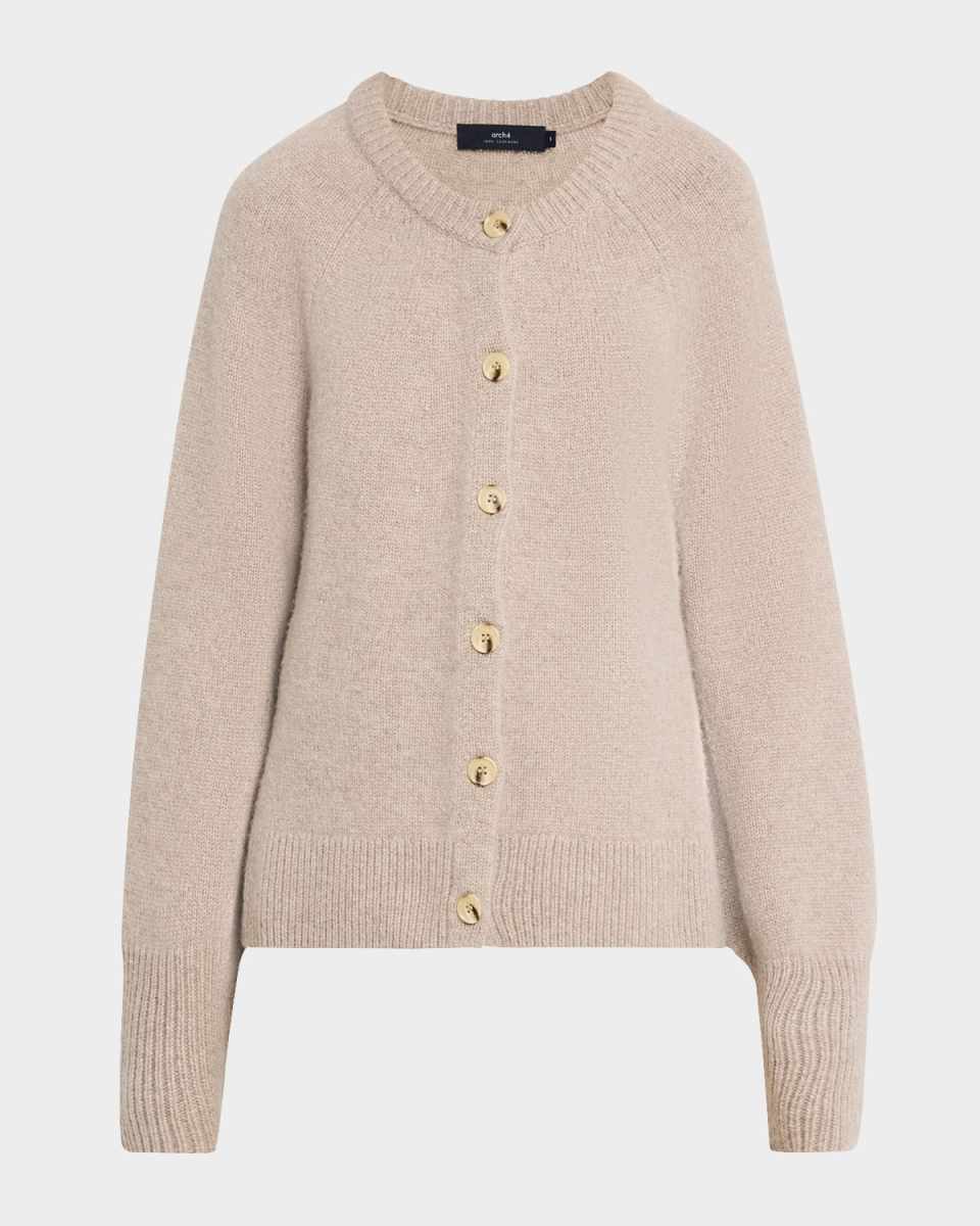 Belgravia Button-Down Cashmere Cardigan