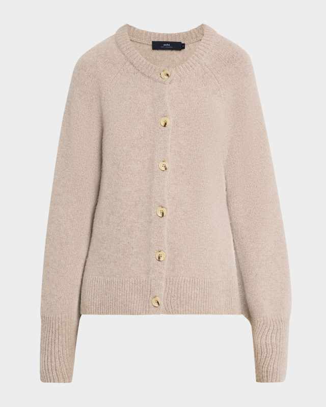 Belgravia Button-Down Cashmere Cardigan