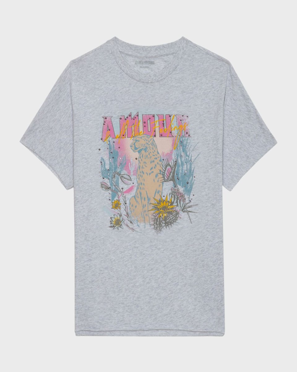 Tommer Concert Cheetah-Print T-shirt