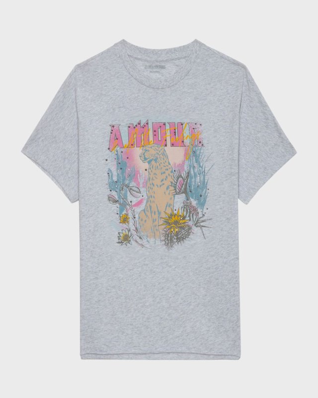 Tommer Concert Cheetah-Print T-shirt