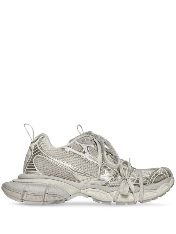 3XL mesh-panel sneakers