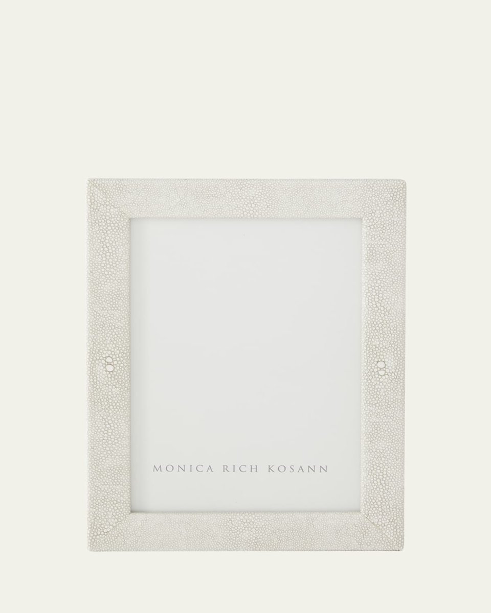 Photographer's Molding Shagreen-Embossed Faux Leather Frame, 5" x 7"