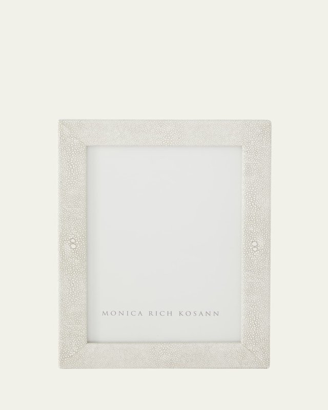 Photographer's Molding Shagreen-Embossed Faux Leather Frame, 5" x 7"