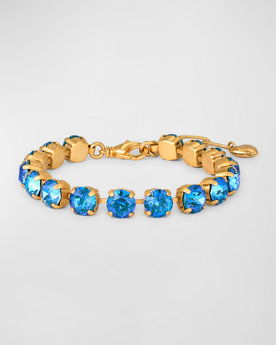 24k Yellow Gold-Plated Kaisa Crystal Bracelet