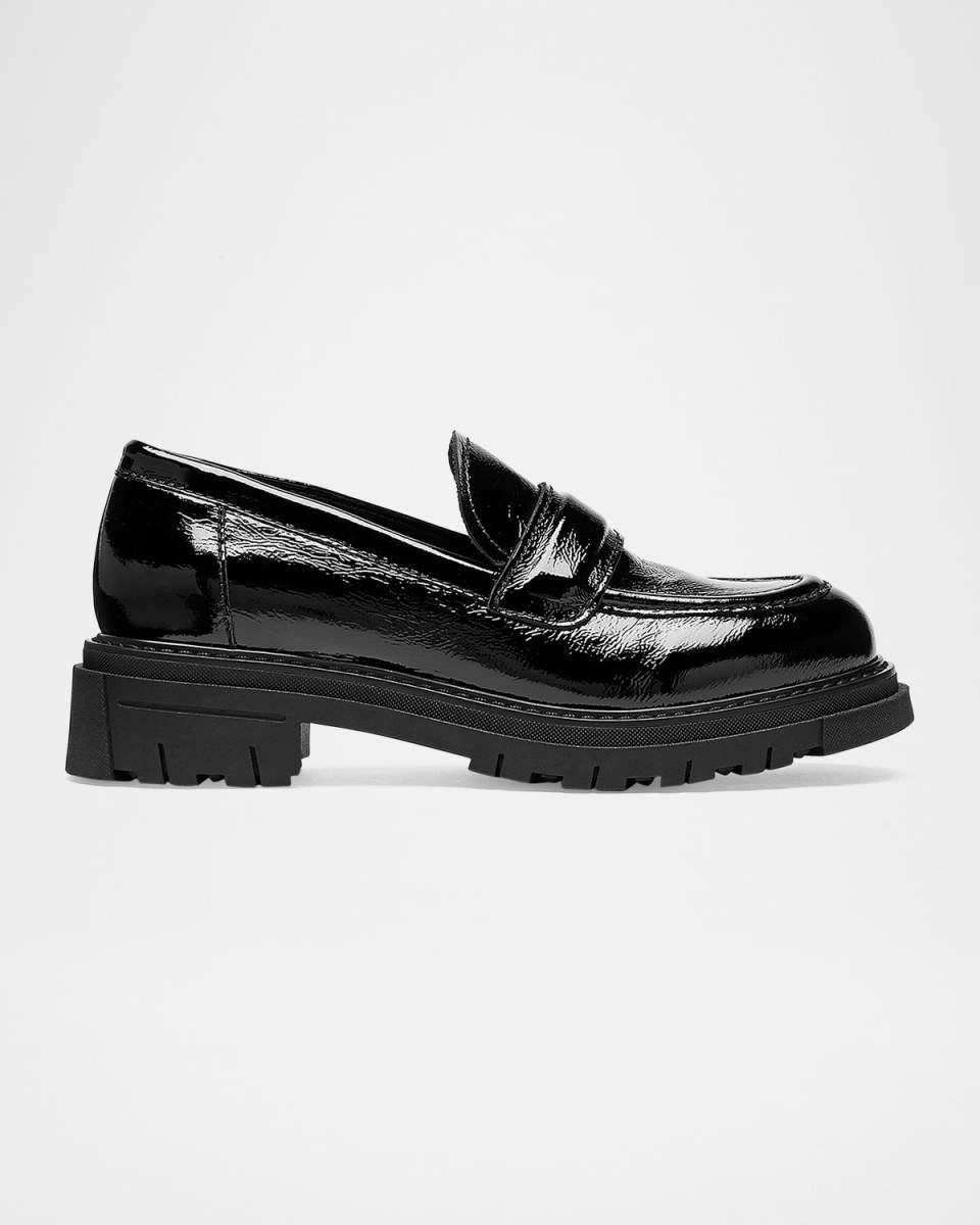 Della Leather Slip-On Loafers