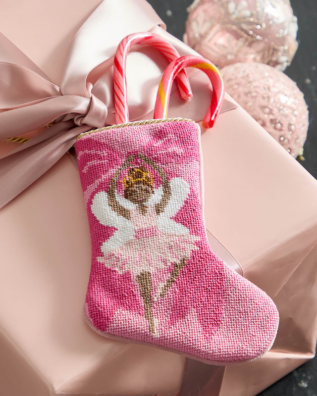 "The Brianna Black Ballerina" Mini Bauble Stocking