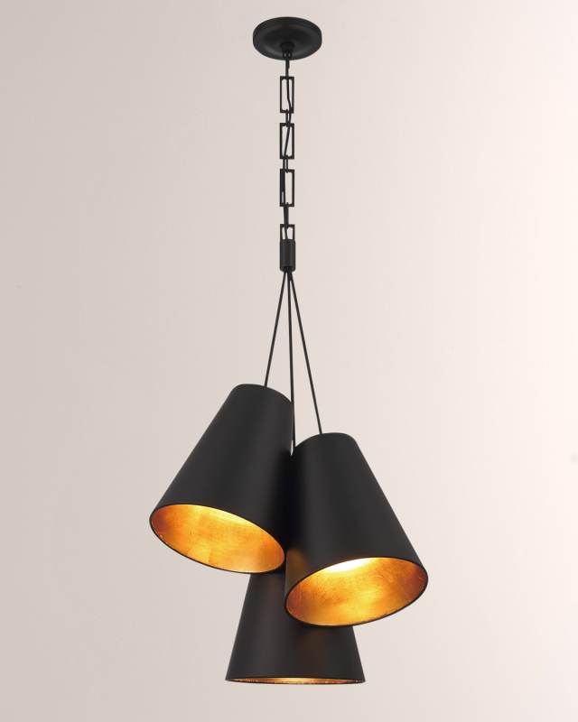 Brian Patrick Flynn Alston 3-Light Chandelier