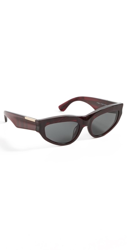 Burberry Burberry Cat Eye Sunglasses Check Red
