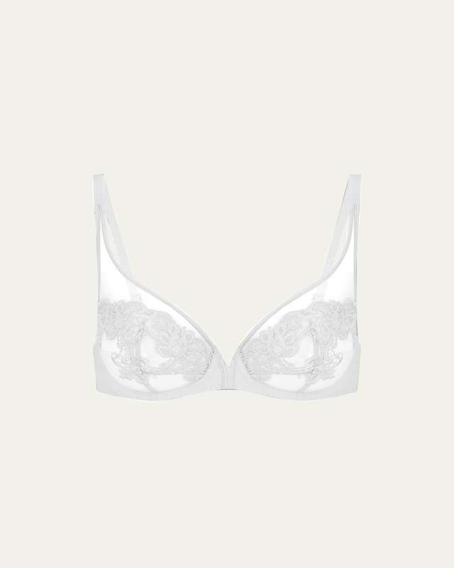 Saga Sheer Plunge Bra