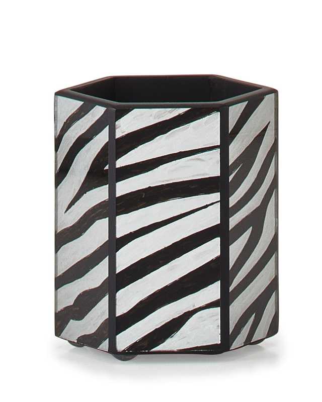 Zebra Brush Holder