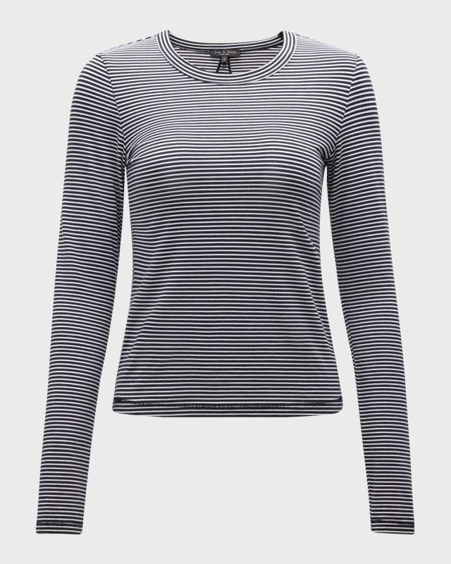 Luca Stripe Long-Sleeve Top