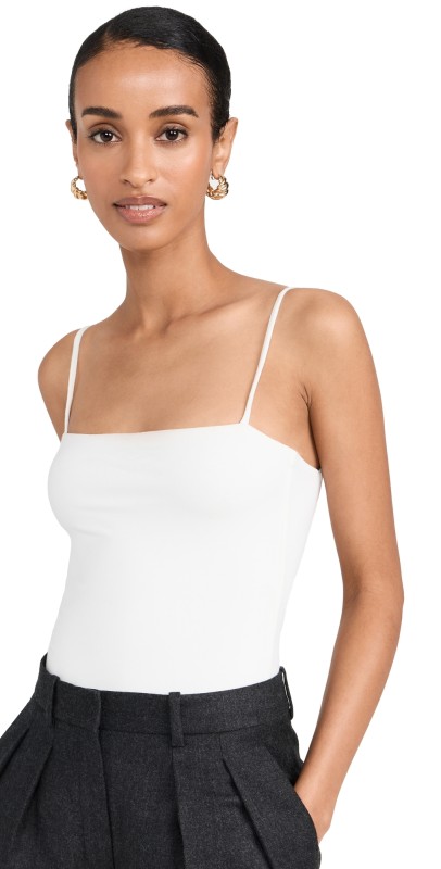 RE ONA Bradshaw Bodysuit White