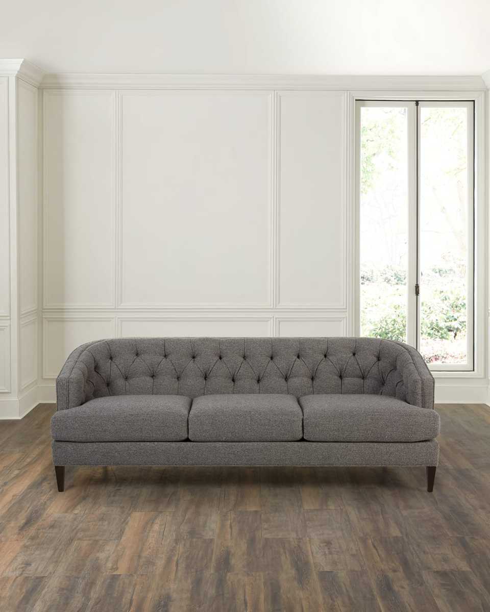 Ceder Tufted-Back Sofa, 88"