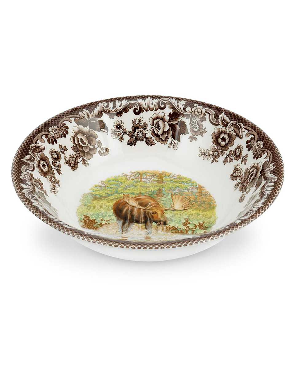 Woodland Majestic Moose Ascot Cereal Bowl