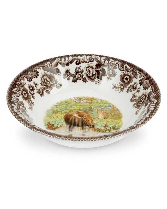 Woodland Majestic Moose Ascot Cereal Bowl