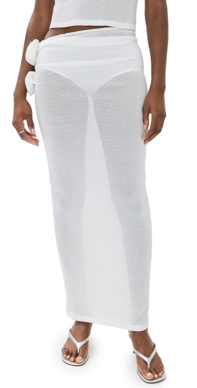 Lioness Soul Mate Maxi Skirt Porcelain