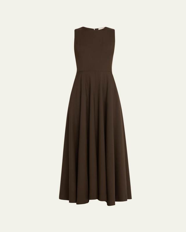 Bertille A-Line Wool Maxi Dress