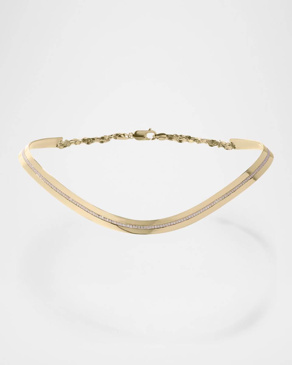 Flawless Vanity Single Row Diamond Choker Necklace