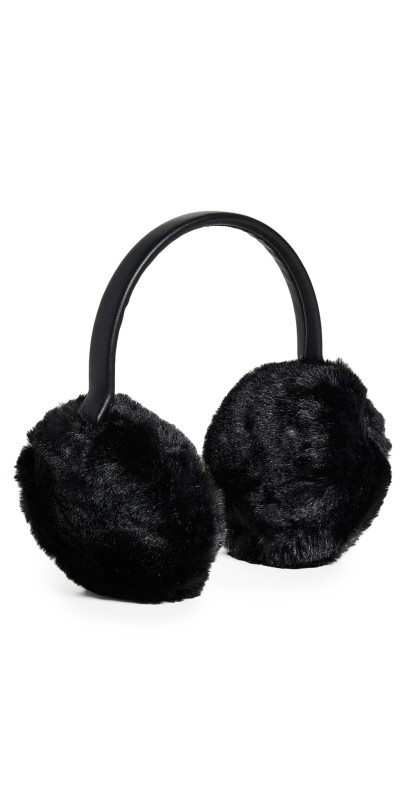 Apparis Esme Faux Fur Ear Muffs Noir