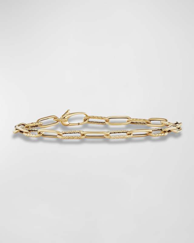 DY Madison Toggle Chain Bracelet in 18K Gold, 4